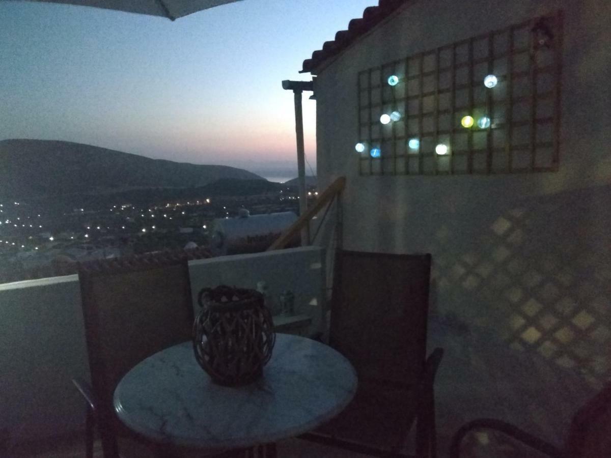 Outstanding Panoramic View, 10΄ Beach, 20΄ Airport Olimbos 외부 사진